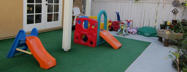 Shuba Infant Care backyard playground